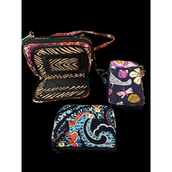 Vera Bradley Crossbody & Wristlet Wallet Trio Set - Picture 4 of 5